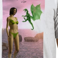 Beach Dragon T-shirt