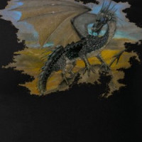 Black Dragon (dark design) T-shirt