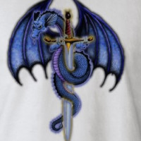 Blue dragon shirt T-shirt