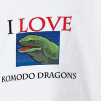 I Love Komodo Dragons T-shirt